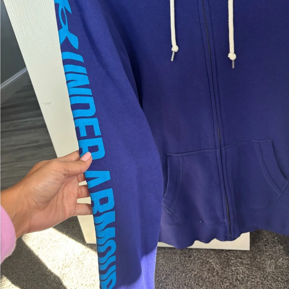 Under Armour zip up hoodie M - Picture 2 of 5